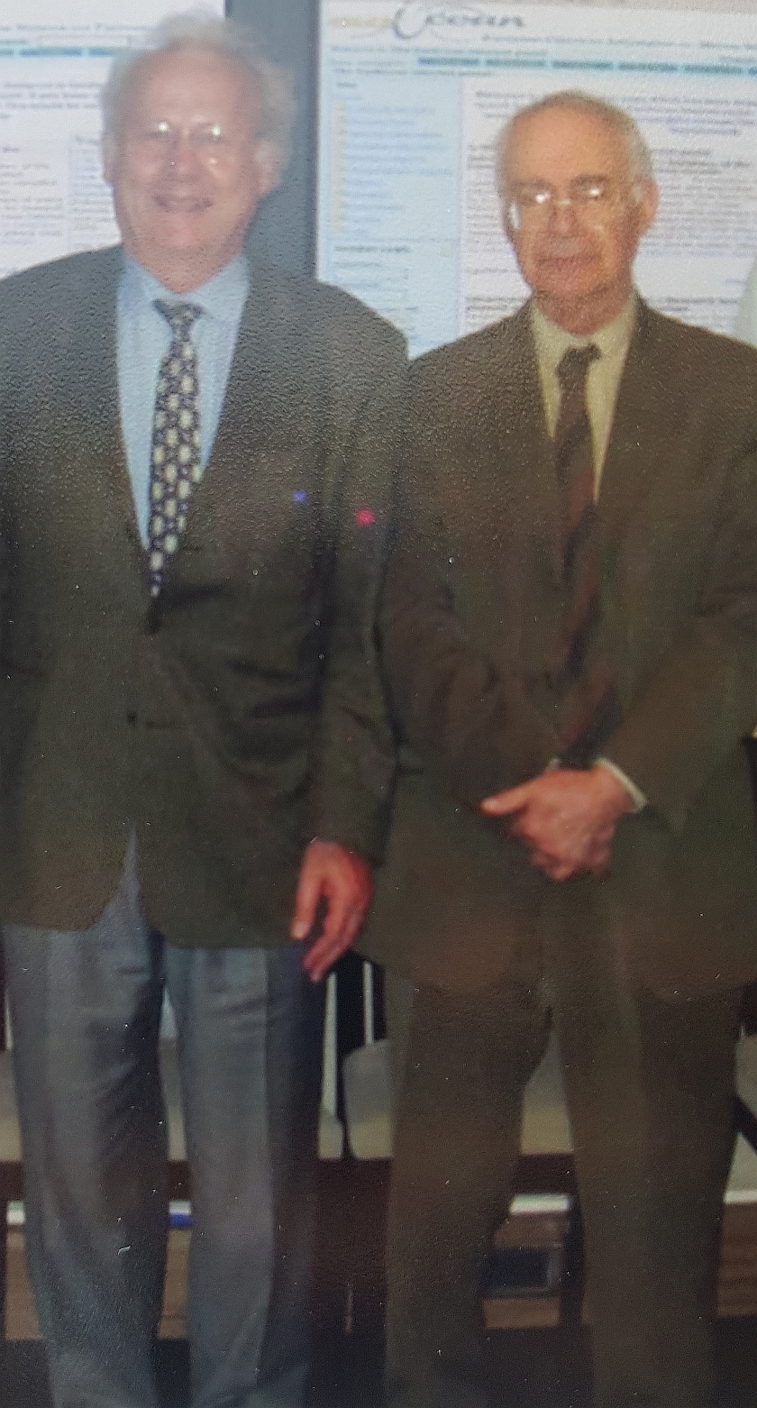 EurOcean's first Executive-Director, Laurent d'Ozouville, and first President, M&aacute;rio Ruivo, by the time EurOcean was beggining to leave a mark on the Eurpean marine sphere.